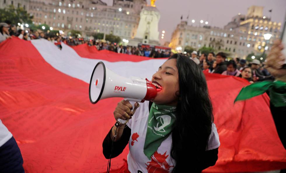 Peru presidente protesto