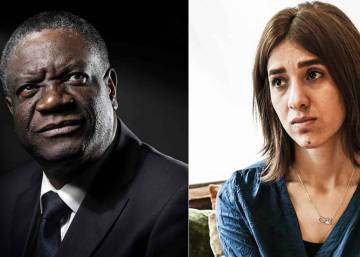 Premio Nobel de la Paz 2018 al ginecólogo congoleño Denis Mukwege y la activista yazidí Nadia Murad