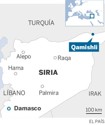 Una estampida bajo las bombas turcas en Siria