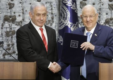 Netanyahu (izquierda) y Rivlin, en septiembre en Jerusalén. 