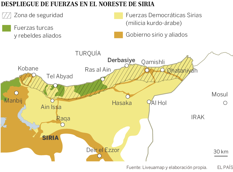 Tropas Rusas Y Turcas Patrullan El Norte De Siria Mientras - mapa de entrenamiento militar de los hackers roblox