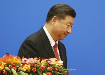El presidente chino Xi, tras su intervención en un foro entre Francia y China, el miércoles en Pekín.