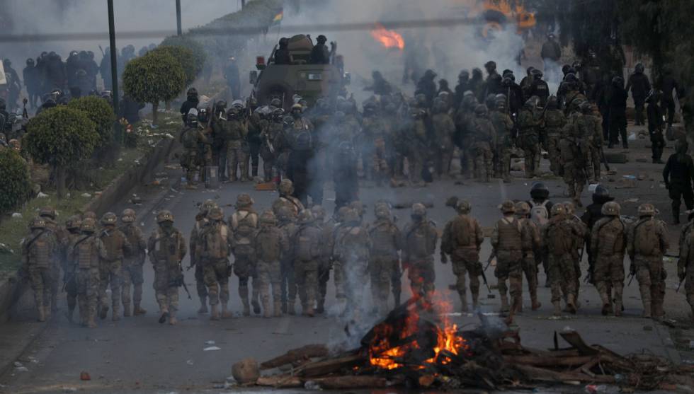 Las Fuerzas Armadas bolivianas, en Cochabamba.