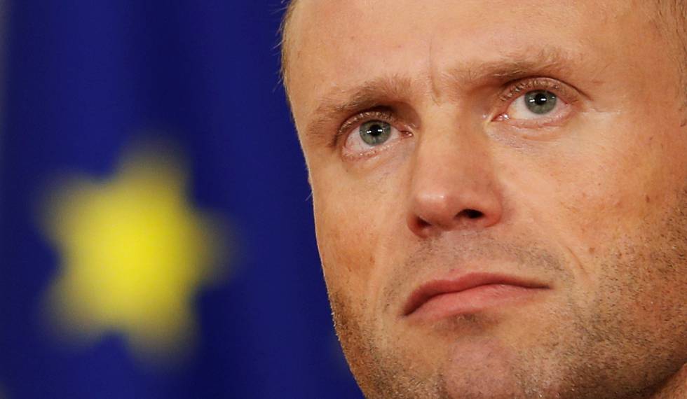 El primer ministro de Malta, Joseph Muscat, esta semana durante una rueda de prensa.
