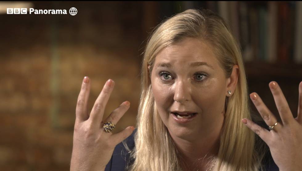 Virginia Giuffre, en un fotograma de la entrevista del programa Panorama de la BBC emitida este lunes