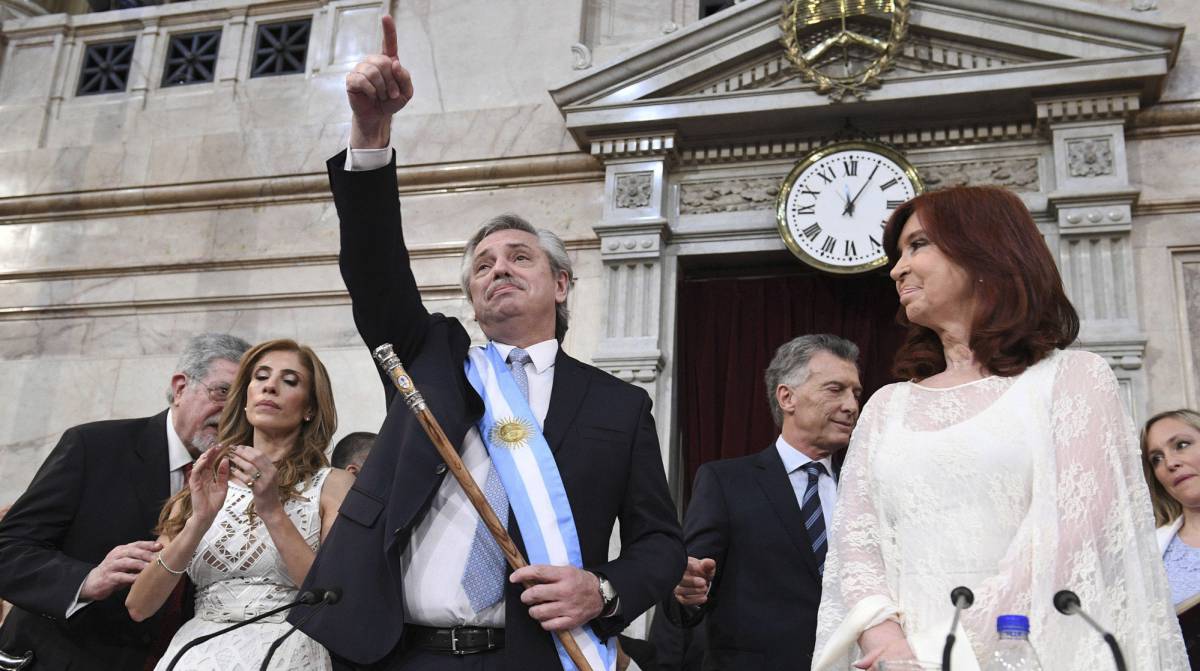 Alberto Fernández y Cristina Fernández de Kirchner.