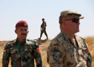 Soldados alemanes en el Kurdistán iraquí, el pasado 21 de agosto.