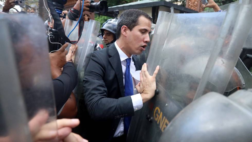 Juan Guaidó este martes en la Asamblea Nacional.