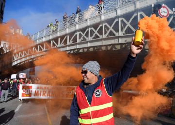 La protesta contra la reforma de las pensiones en Francia da síntomas de erosión
