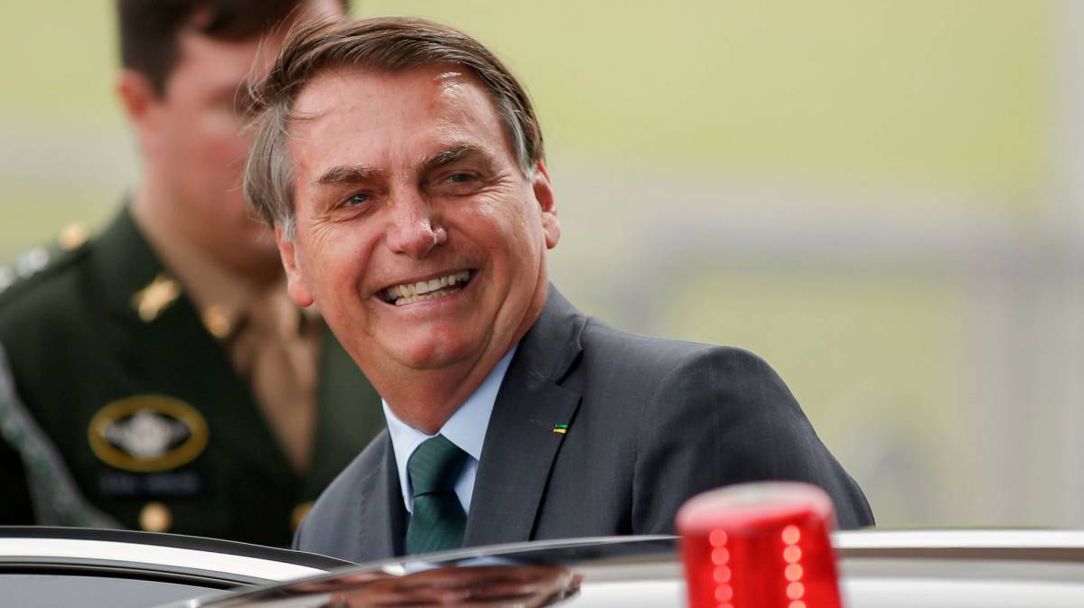 El presidente Jair Bolsonaro, en Brasilia.