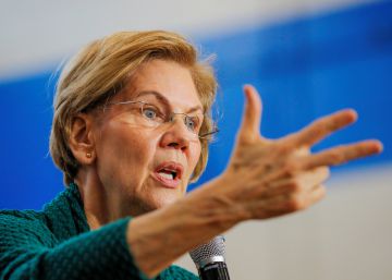 La precandidata presidencial demócrata Elizabeth Warren.