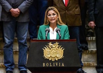 Jeanine Añez, el pasado 22 de enero.