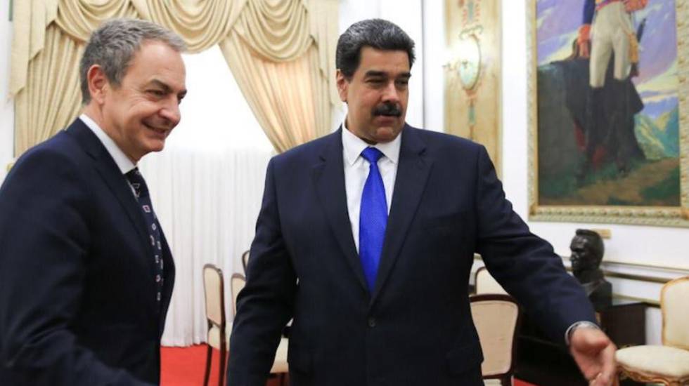 El expresidente español Rodríguez Zapatero visita por sorpresa a Maduro |  Internacional | EL PAÍS