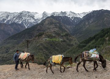 El confinamiento en la India libra a las cumbres del Himalaya de las nubes de polución que las ocultaban