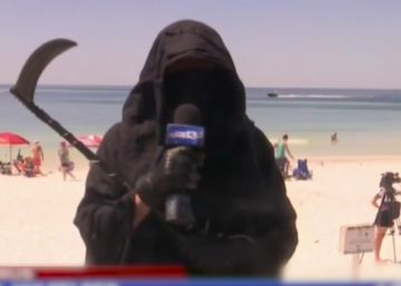 La Parca quiere sacar del agua a los bañistas de Florida