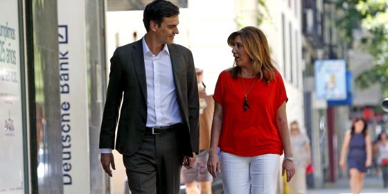 Sánchez se estrena con una reunión con Susana Díaz