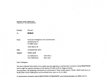 Mas y la 'investigación' de Liechtenstein