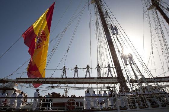 El buque escuela Juan Sebastián Elcano