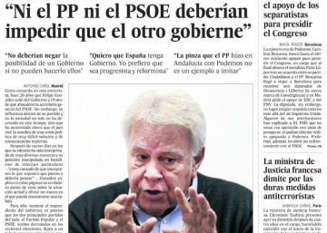 La entrevista a Felipe González, en 18 frases