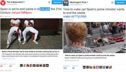 British press has field day with news Spanish PM wants to “kill the siesta”