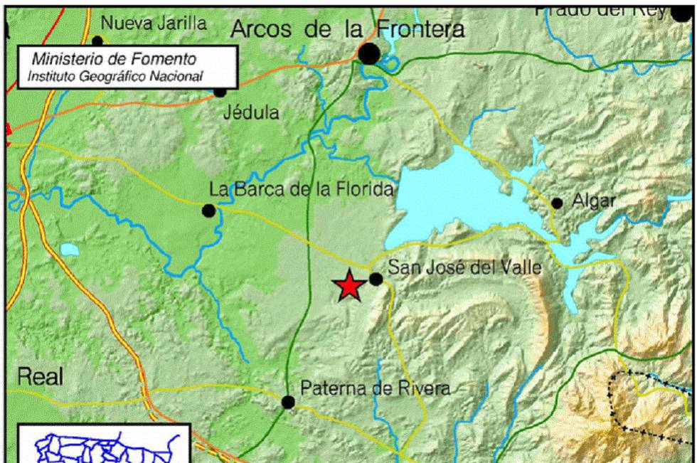 Un terremoto de magnitud 4,2 se siente en Cádiz y Sevilla
