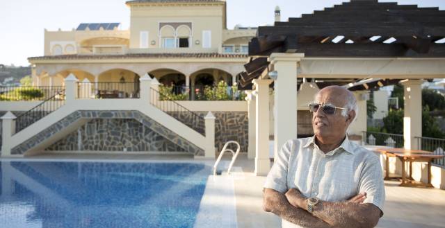 The Kuwaiti Salem Al Marzouk in his Marbella home.