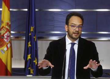 El portavoz del PSOE, Antonio Hernando.