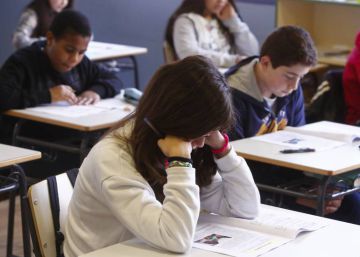 Alumnos de primaria de un centro p&uacute;blico de Madrid. 