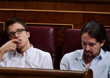 &Iacute;&ntilde;igo Errej&oacute;n y Pablo Iglesias. 