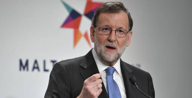 Spanish Prime Minster Mariano Rajoy in Malta.