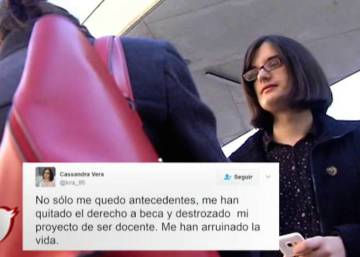 Cassandra Vera: “Están rescatando tuits de cuando tenía 15 años"