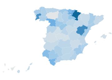 Los españoles que más protestan y los que menos