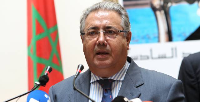 El ministro del interior Juan Ignacio Zoido en un encuentro diplomático en Rabat.