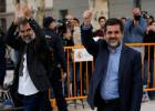La juez envía a la cárcel a Jordi Sànchez y Jordi Cuixart, líderes de ANC y de Òmnium, por sedición