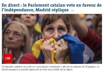  “Cataluña declara su independencia de España, euforia en la calle”, 1509113721_742758_1509115330_sumario_normal
