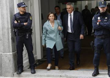 El Tribunal Supremo impone control policial a Forcadell y a otros cinco miembros del Parlament