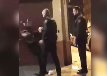 La policía identifica a un agente grabado mientras golpeaba a una mujer en Valencia