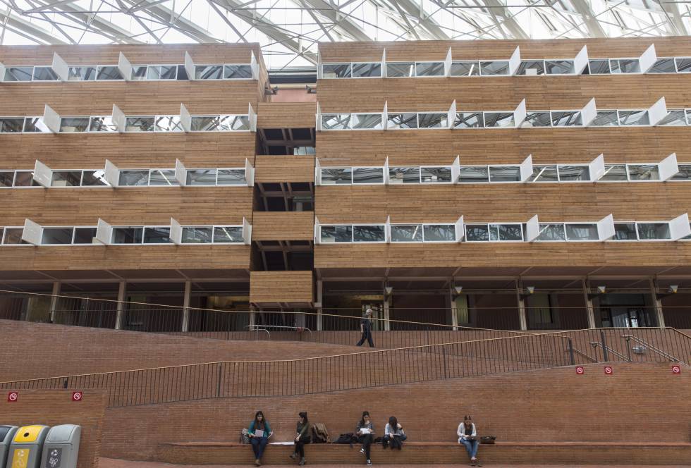 Campus de la Universidad Pompeu Fabra de Barcelona.