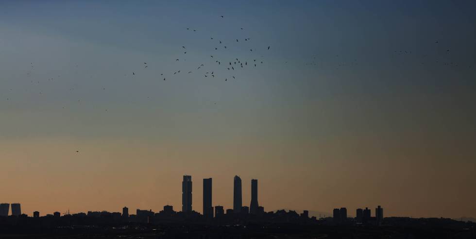 Contaminación en Madrid el pasado miércoles. 