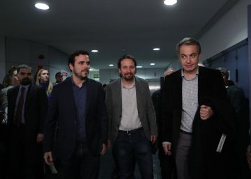 Zapatero apoya la reelección de Morales en Bolivia en un acto junto a Iglesias y Garzón
