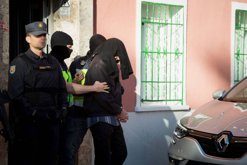 Detención de un presunto yihadista en Madrid.