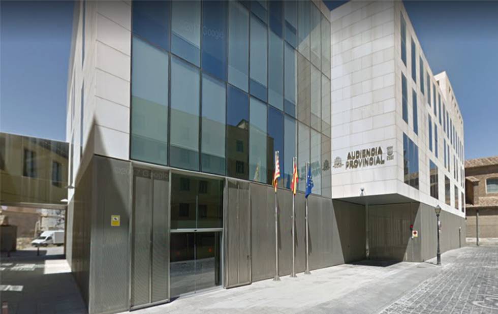 Audiencia provincial de Zaragoza.