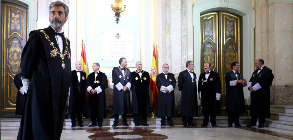 Apertura del Año Judicial presidida por el presidente del Tribunal Supremo Carlos Lesmes.
