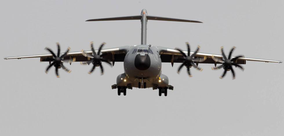 A400M military plane made in Seville.