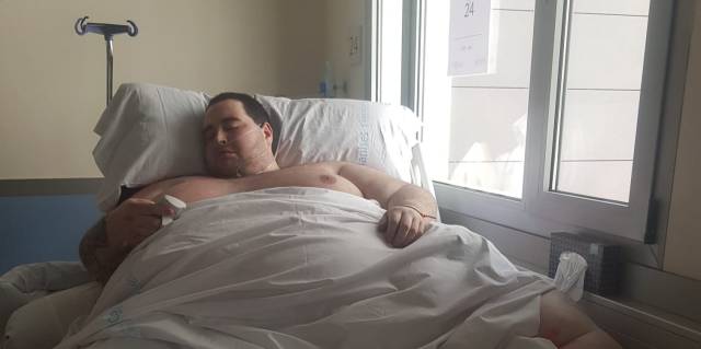 Teófilo Rodríguez, en el hospital de Manises.