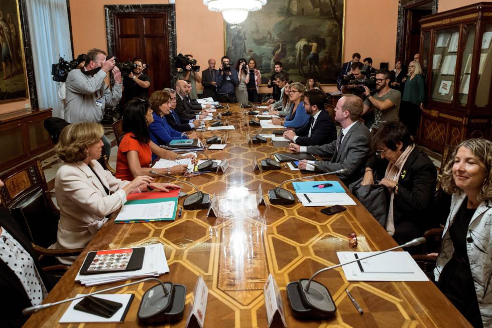 Reunión de la Comisión Mixta de Asuntos Económicos y Fiscales Estado-Cataluña.