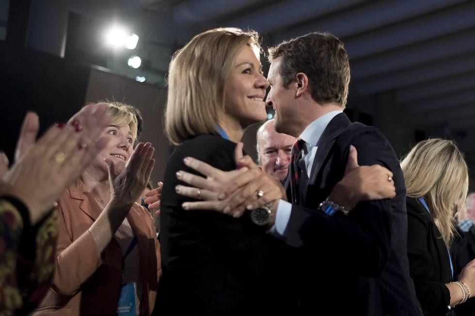 Pablo Casado y María Dolores de Cospedal el pasado 27 de octubre.