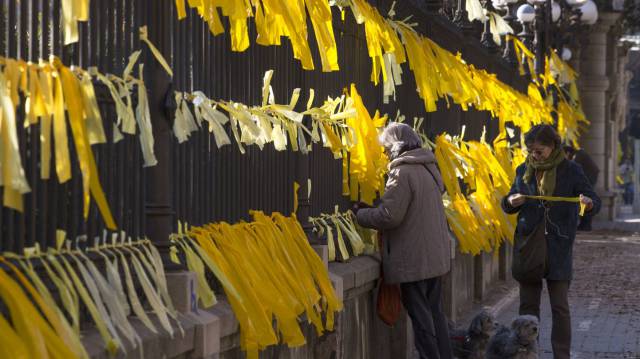 Lazos en el Parque de la Ciudadela.
