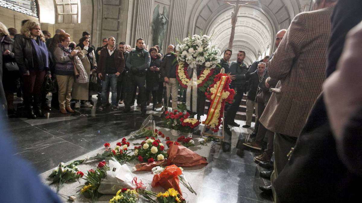 La tumba del dictador Francisco Franco.