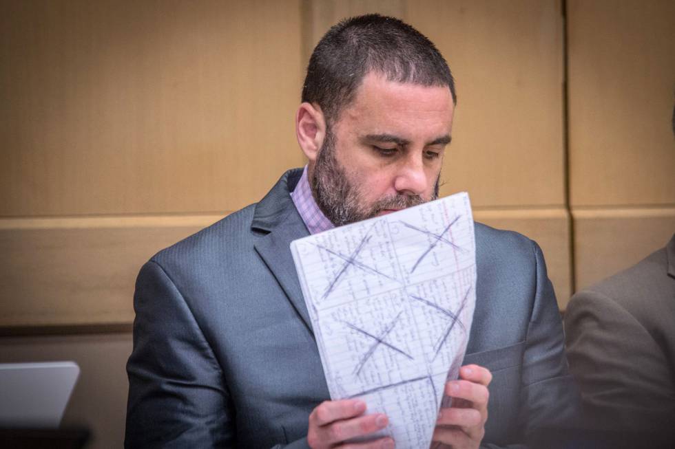 Pablo Ibar, durante el juicio que concluyó con un veredicto de cukpablidad contra él.